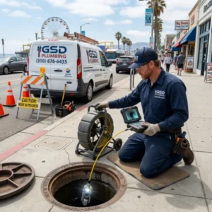 Commercial Sewer Line Inspection Santa Monica